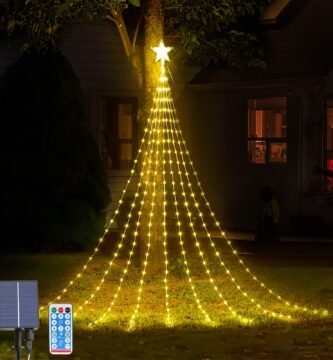 luces de navidad solares