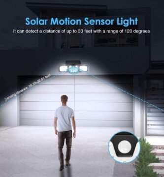 focos solares para jardin con sensor de movimiento